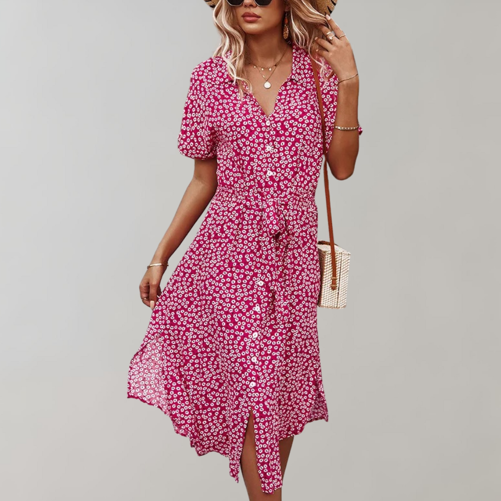 Serena - Midi Sommerkleid für Damen