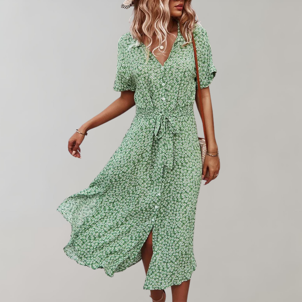 Serena - Midi Sommerkleid für Damen