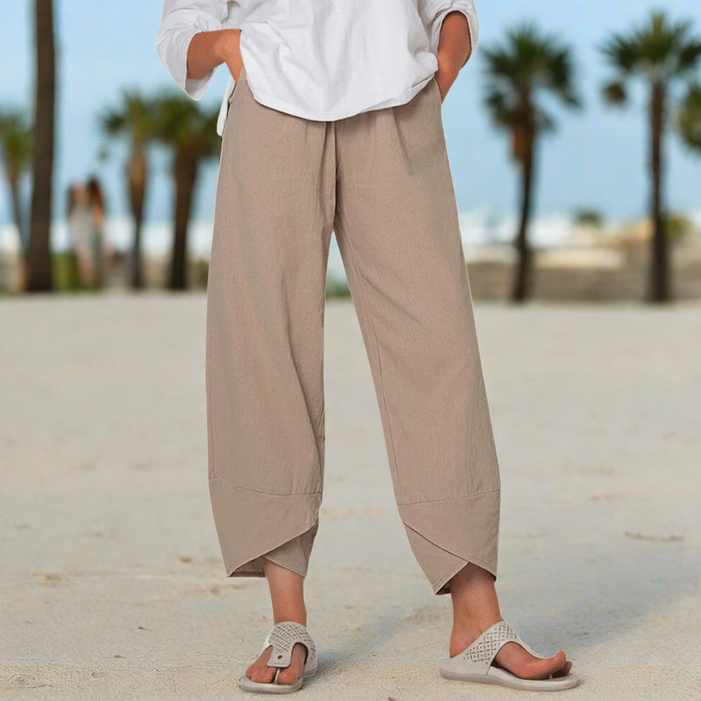 Johanna - Pantalon léger en coton pour femme