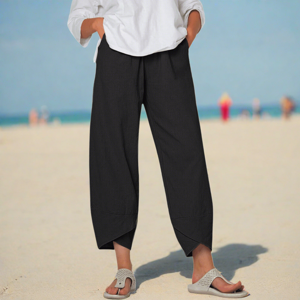 Johanna - Pantalon léger en coton pour femme