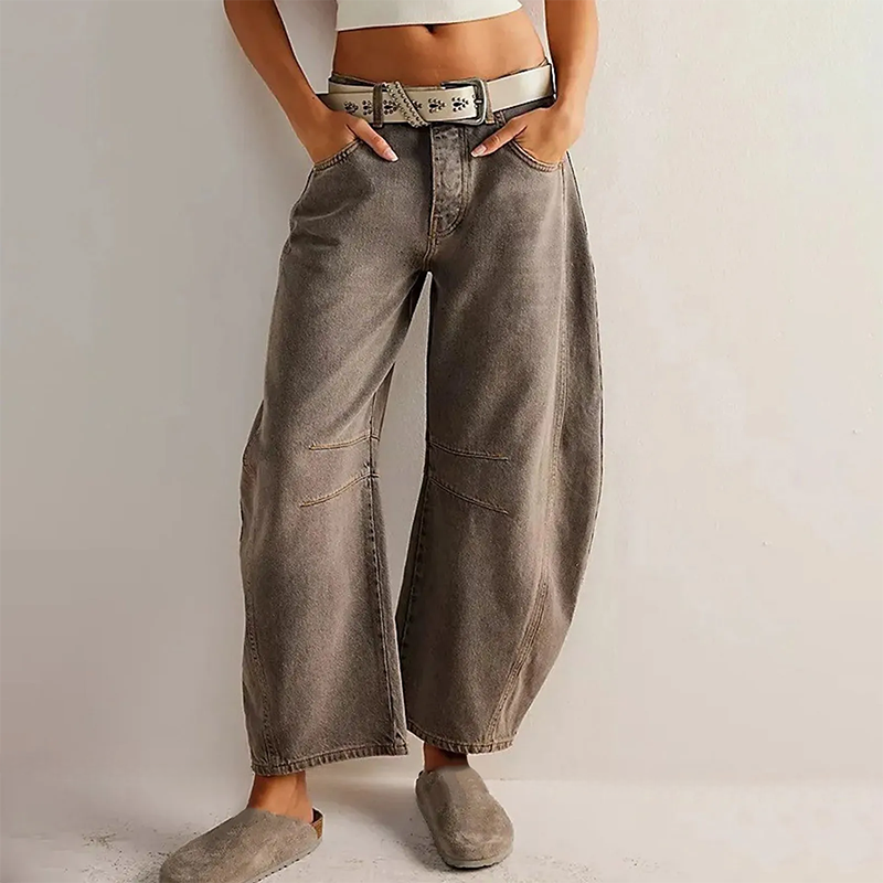Édeltaud | Pantalons décontractés pour femmes | Jambe large