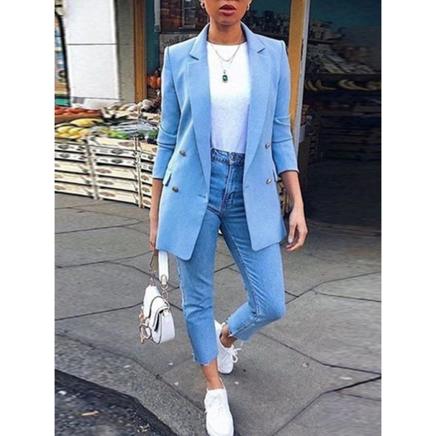 Ines | Moderner Langblazer für Damen