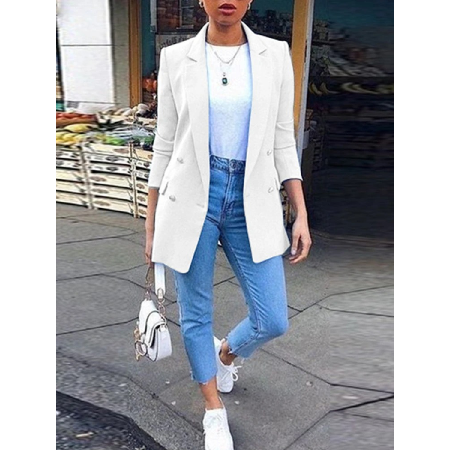 Ines | Moderner Langblazer für Damen