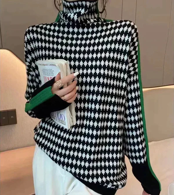 Isabelle Moreau | pull à col roulé à motifs