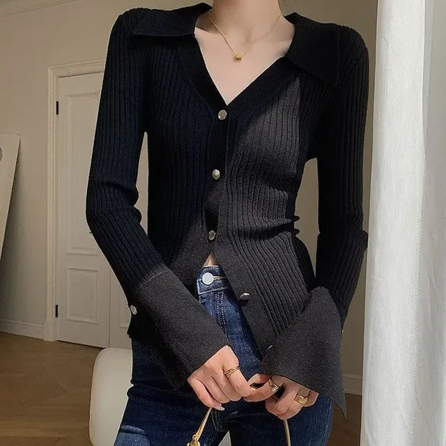 Koreanische Luxus-Strickjacke für Damen