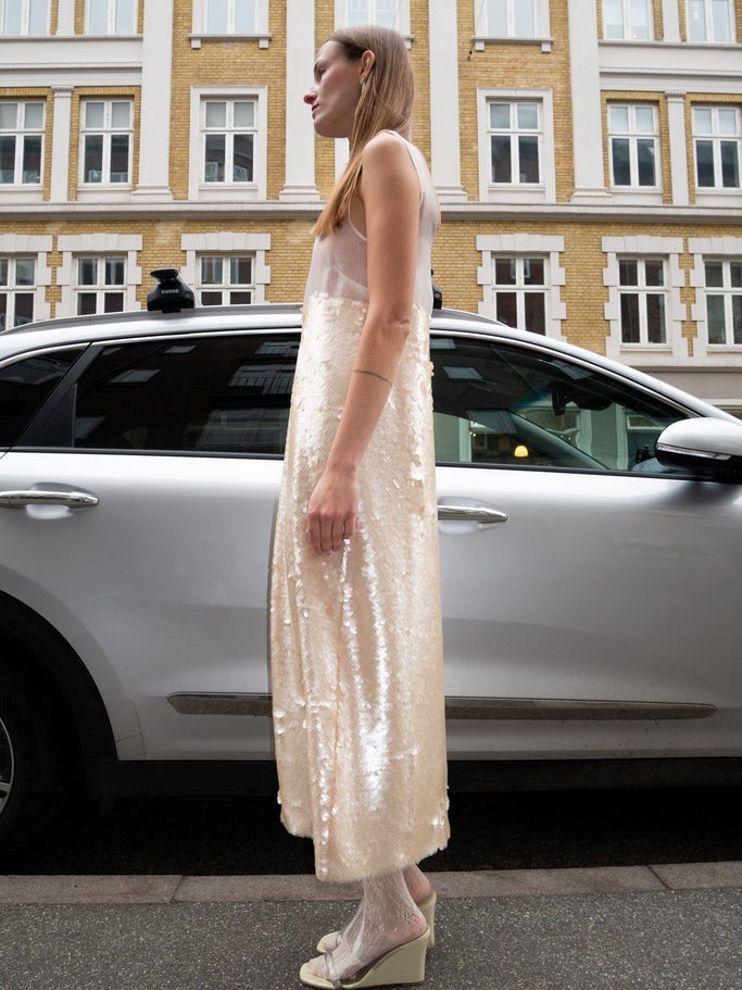 Robe midi à paillettes Lilah