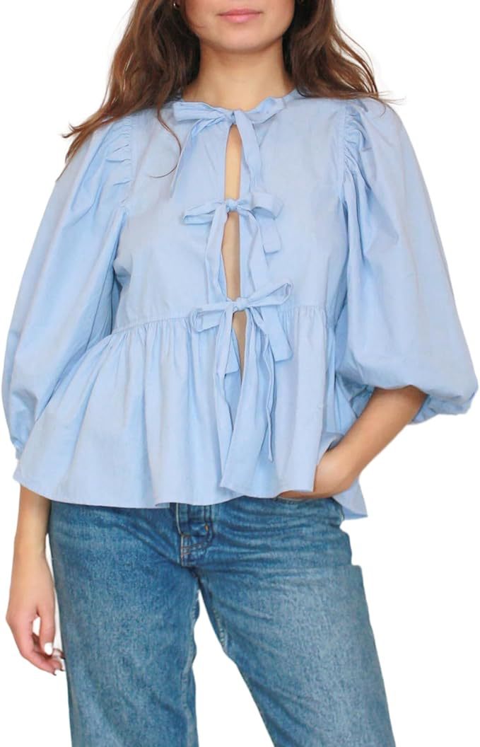 Bellachicha - Bluse mit Schleifendetail