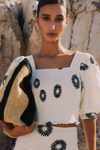 Marjolaine Puff-Schulter Blumenrock-Set
