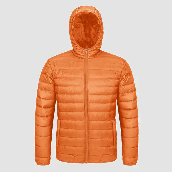 Orion – blaue pufferjacke für herren