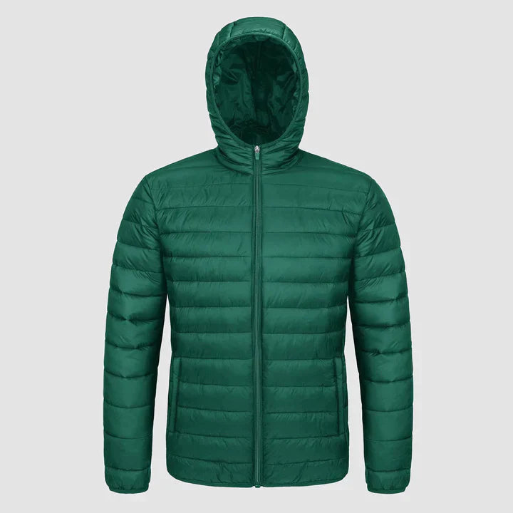 Orion – blaue pufferjacke für herren