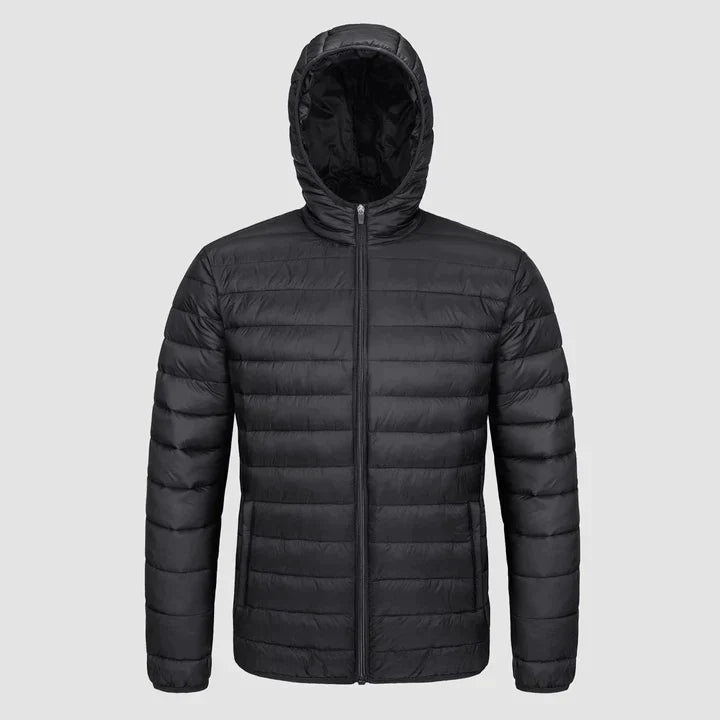 Orion – blaue pufferjacke für herren