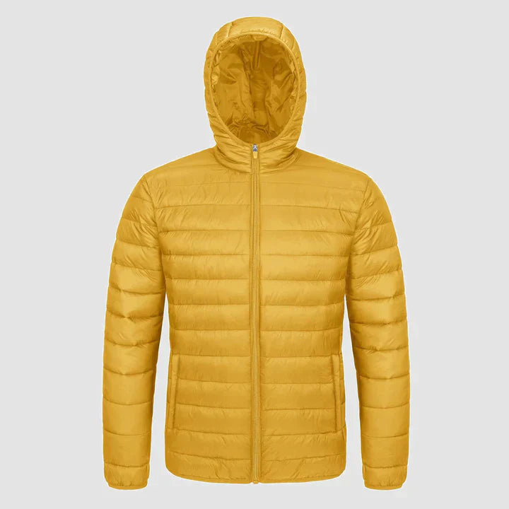 Orion – blaue pufferjacke für herren