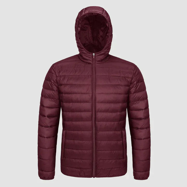 Orion – blaue pufferjacke für herren