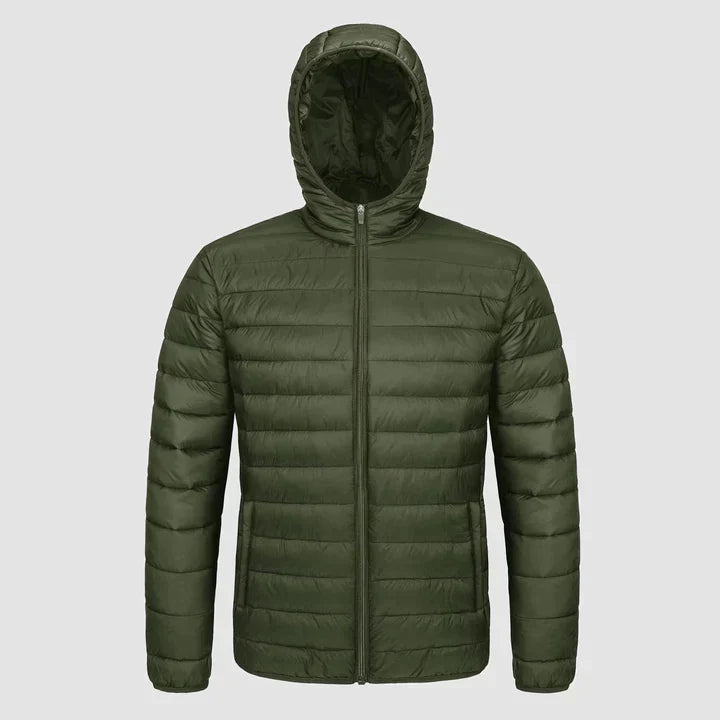Orion – blaue pufferjacke für herren