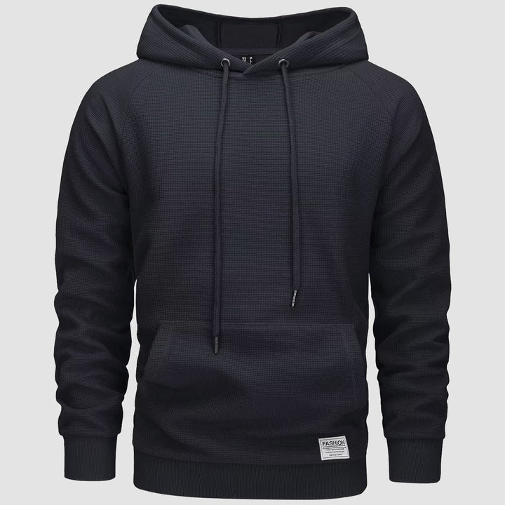 Michael – Sweat à capuche en tricot gaufré pour homme
