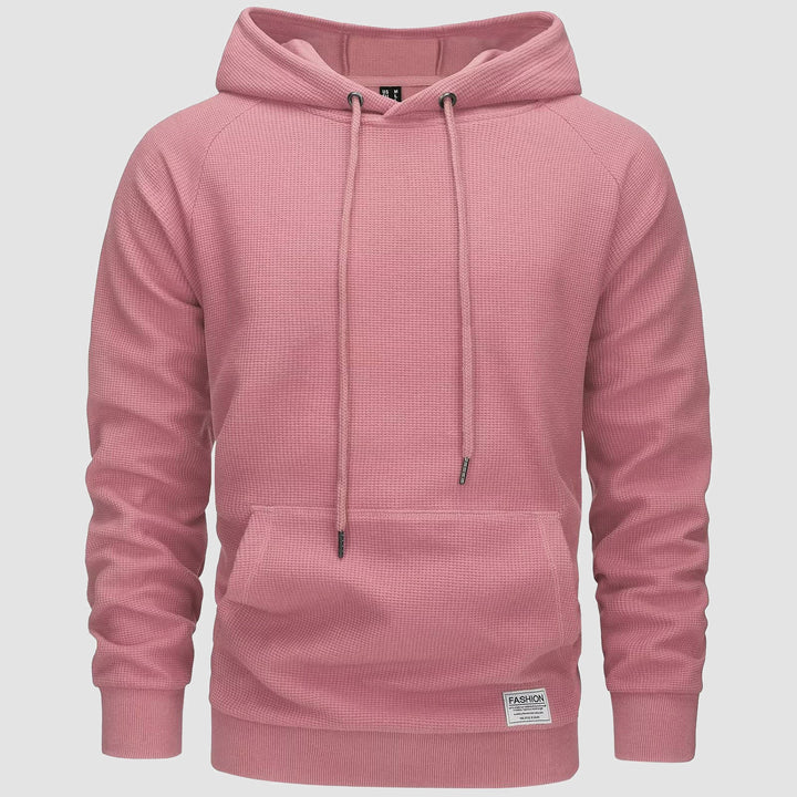 Michael – Sweat à capuche en tricot gaufré pour homme