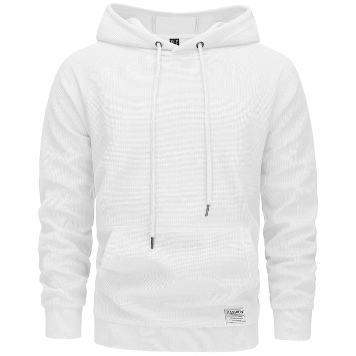 Michael – Sweat à capuche en tricot gaufré pour homme