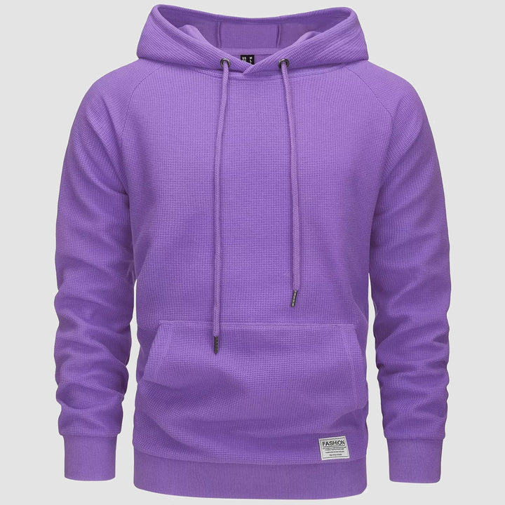 Michael – Sweat à capuche en tricot gaufré pour homme