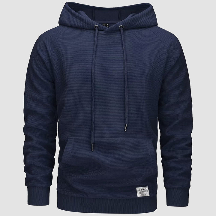 Michael – Sweat à capuche en tricot gaufré pour homme