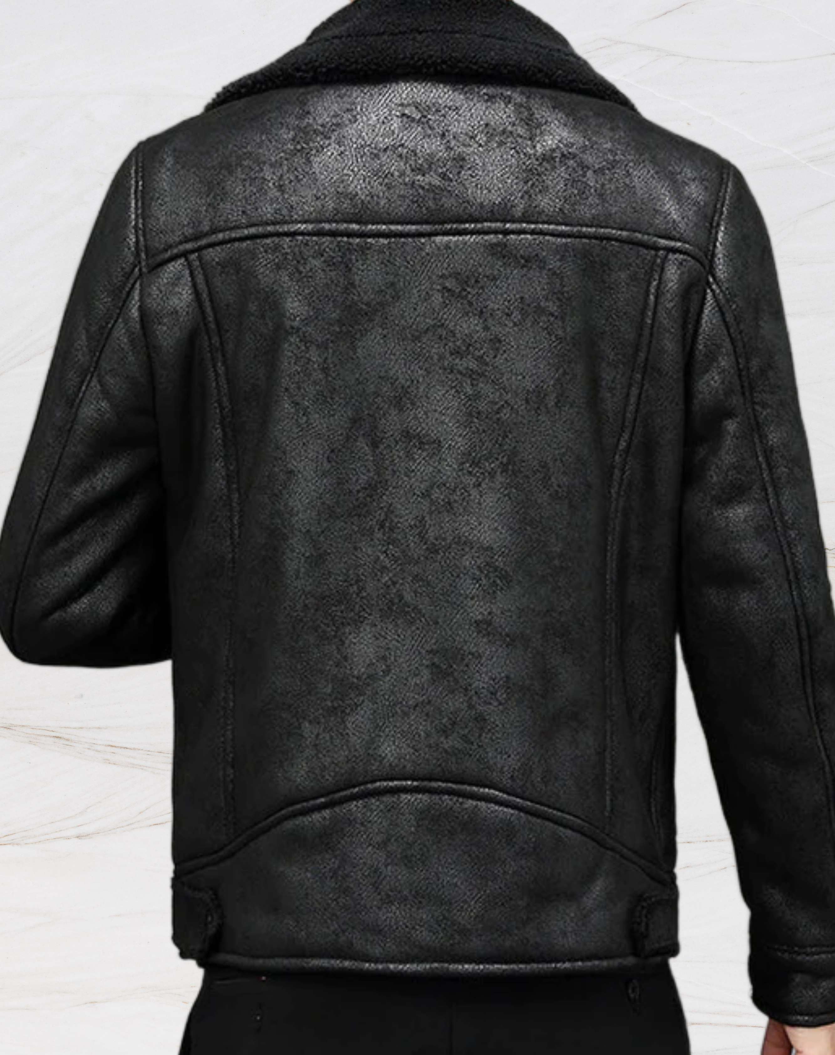 Cameron - Veste en cuir vintage pour homme