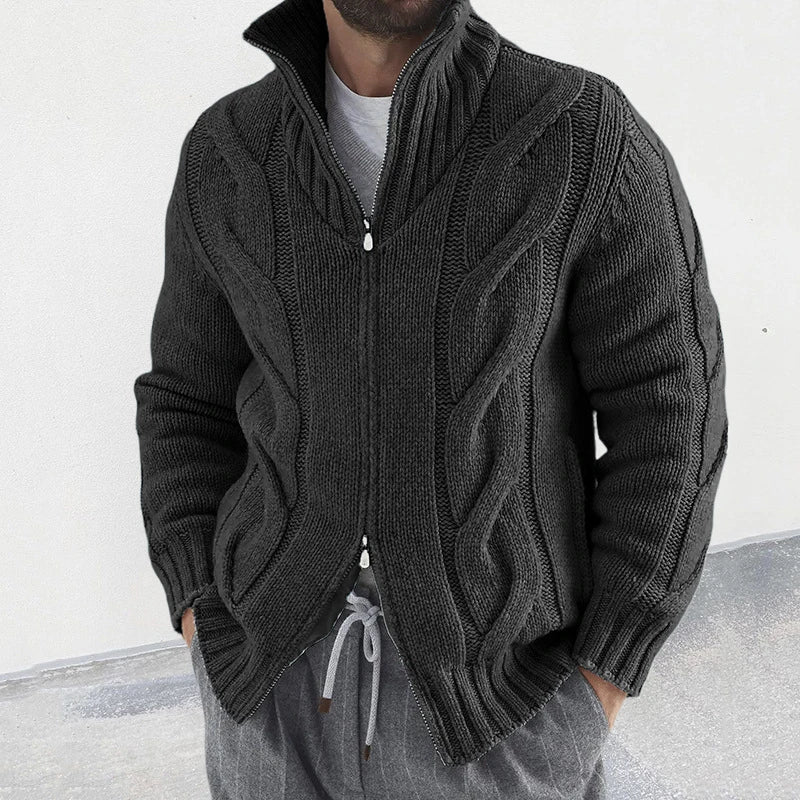 Epi - Cardigan avec zip double sens
