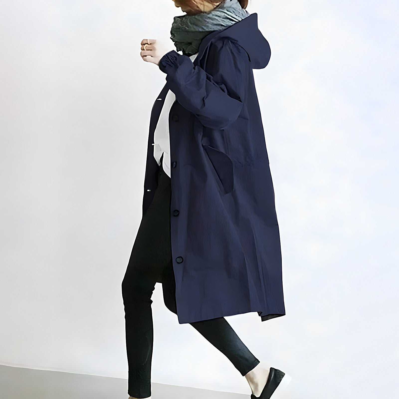 Coupe-vent imperméable avec capuche