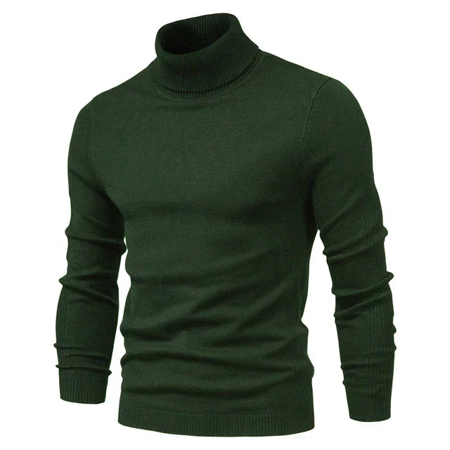 Benedikt - Pull col roulé en coton pour homme