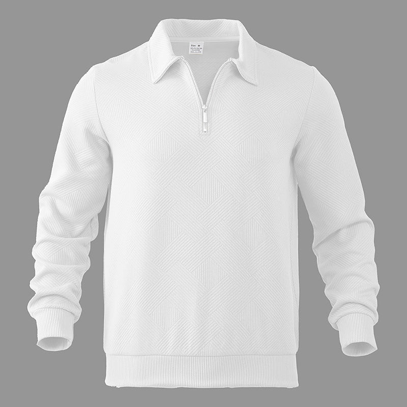 Polopullover mit reißverschluss für herren
