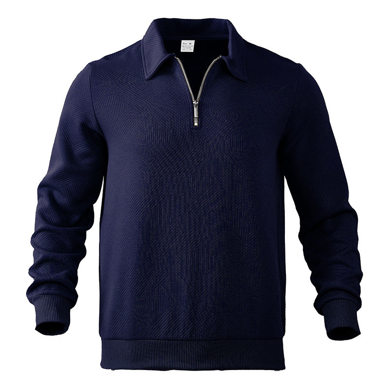 Polopullover mit reißverschluss für herren