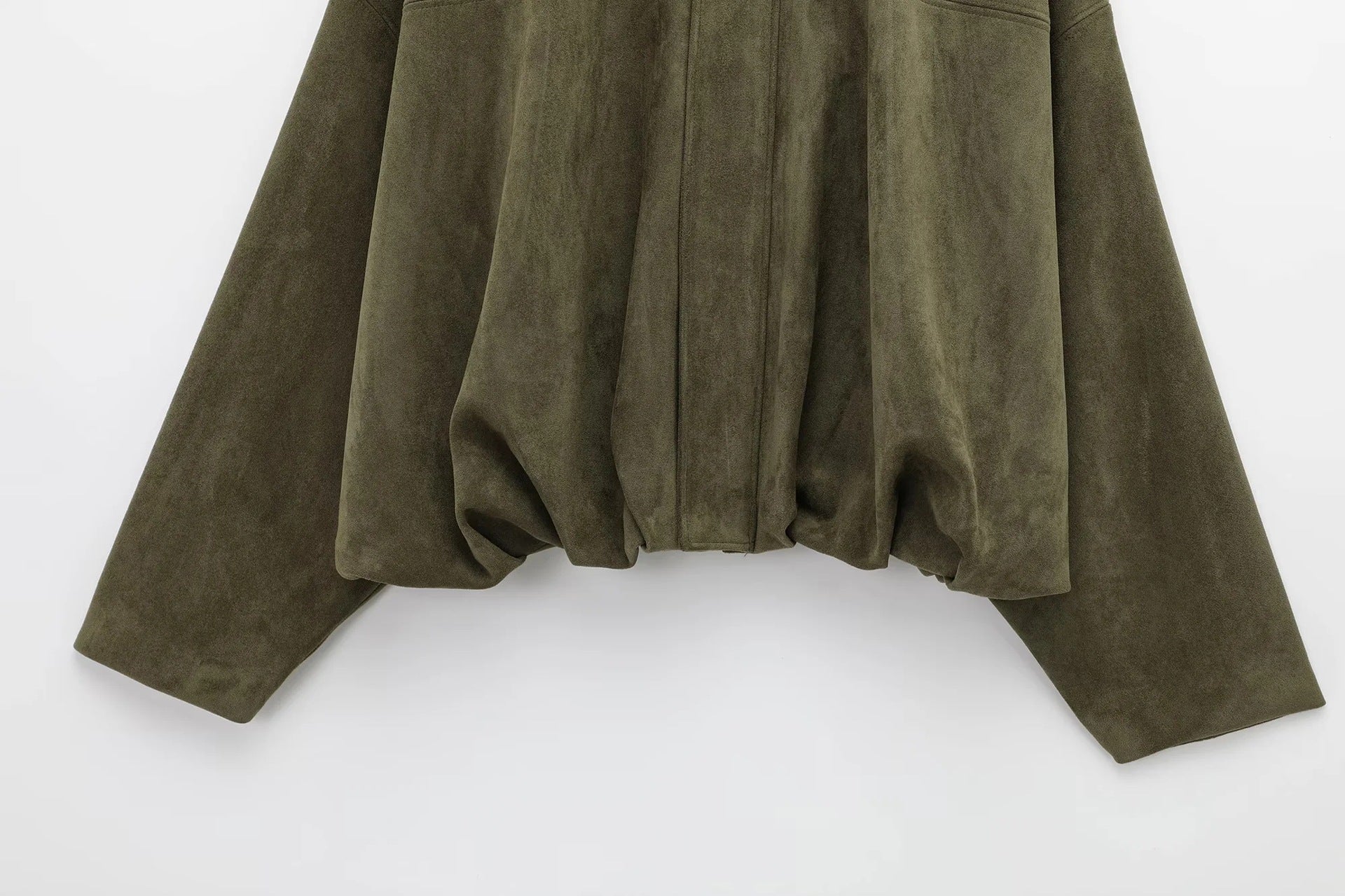 ZA Oversized Wildlederjacke