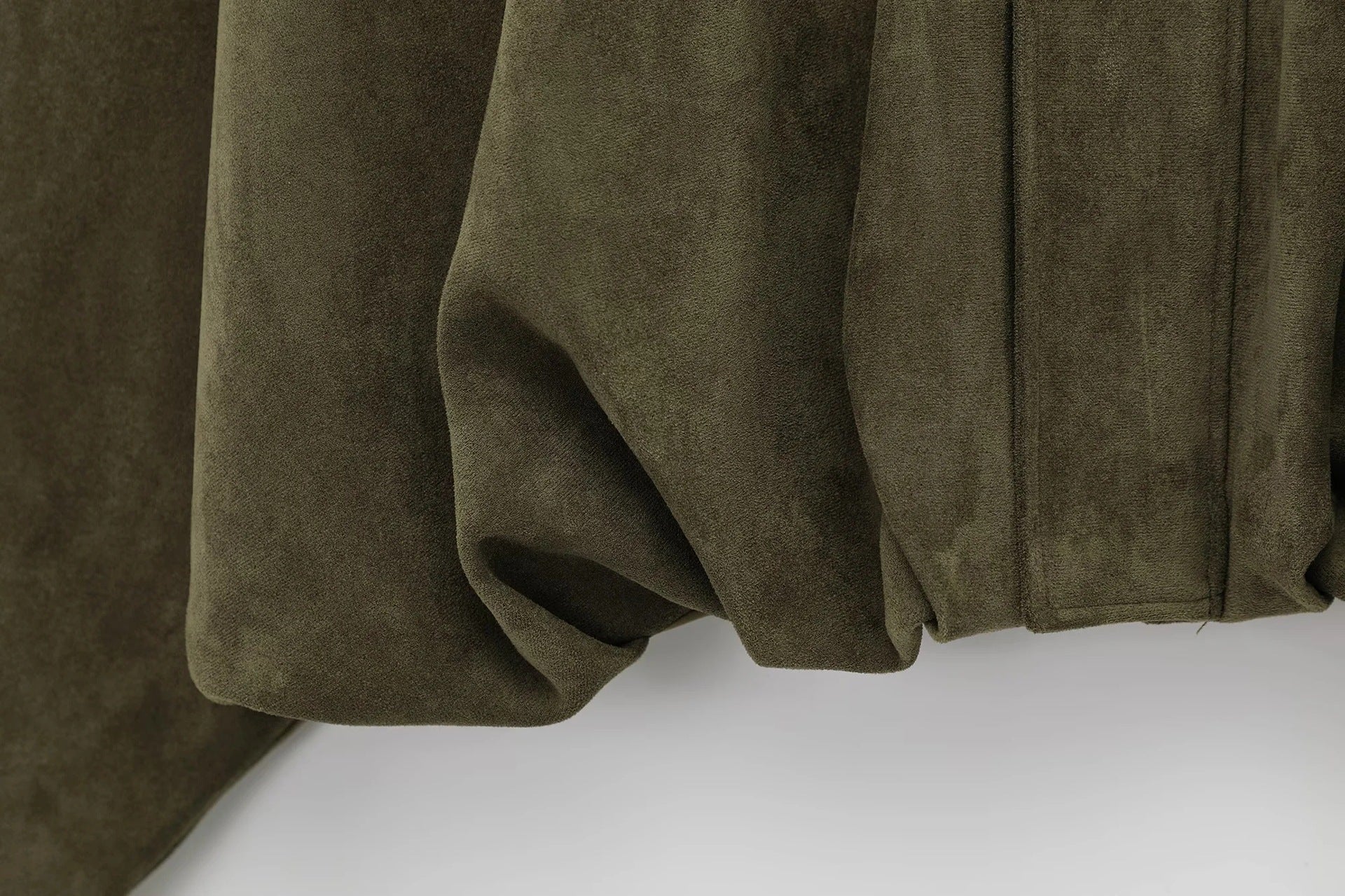 ZA Oversized Wildlederjacke