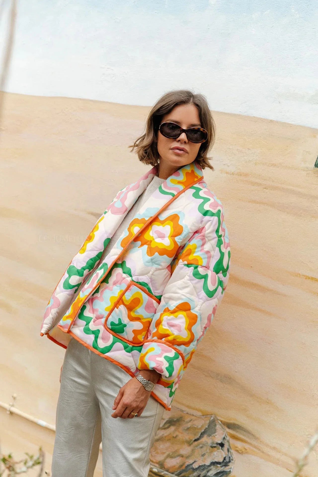 Steppjacke „Elma“ mit Print