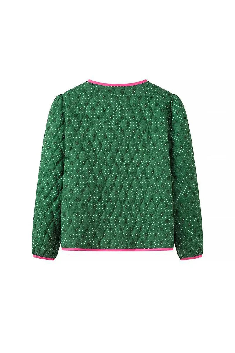 Veste matelassée verte