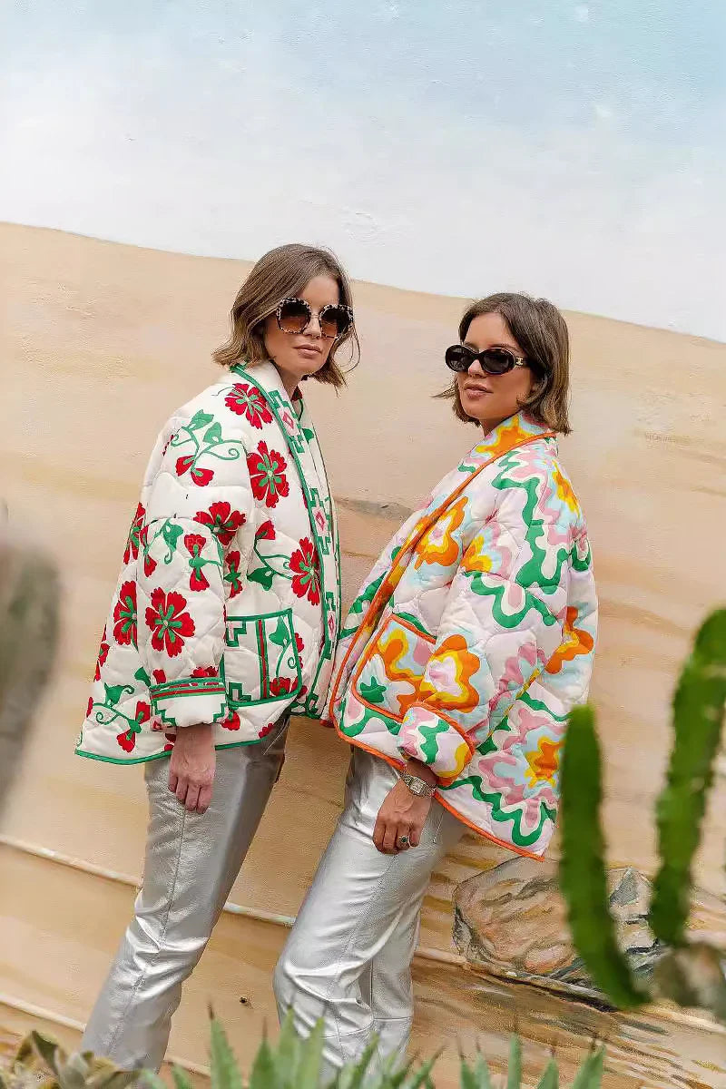 Steppjacke „Elma“ mit Print