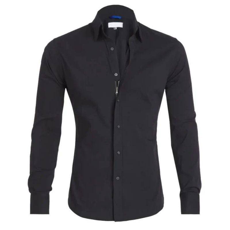 Brody - chemise infroissable avec fermeture éclair dissimulée