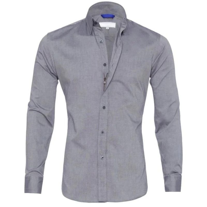 Brody - chemise infroissable avec fermeture éclair dissimulée