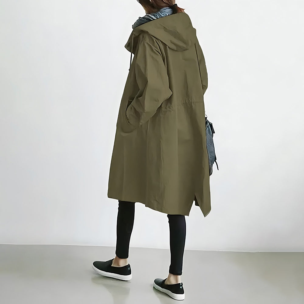 Coupe-vent imperméable avec capuche