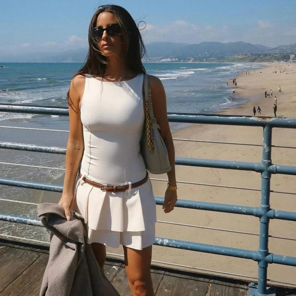 Bellachicha - Slim Fit - Plissee - Sommer