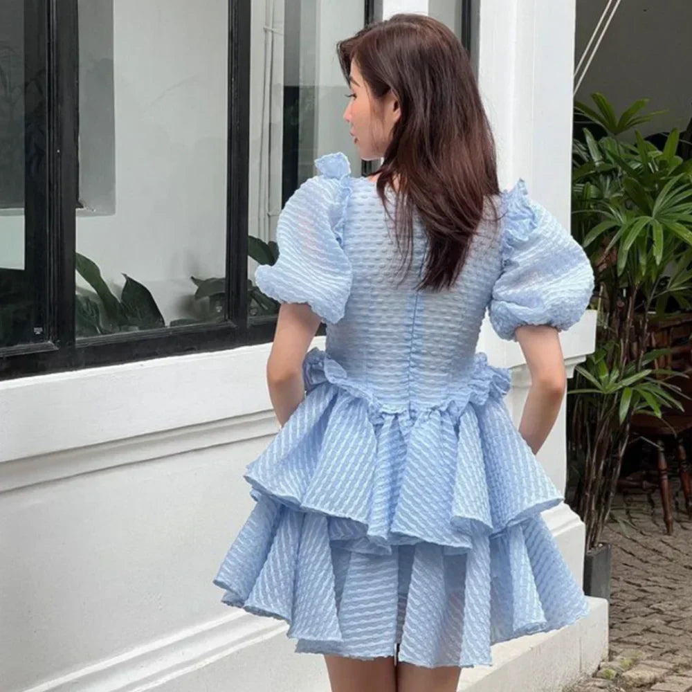 Bellachicha - Polyester - Blau und Weiß - Sommer