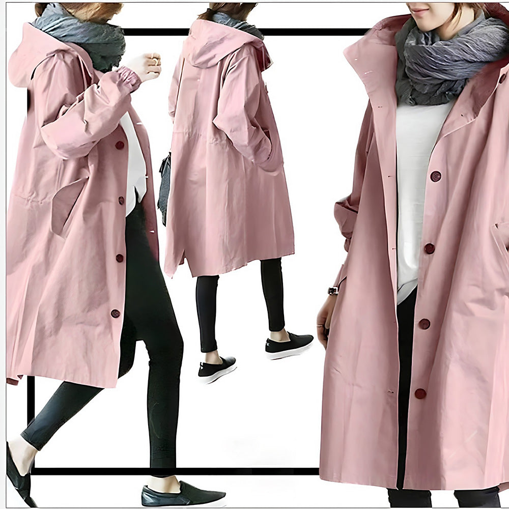 Coupe-vent imperméable avec capuche