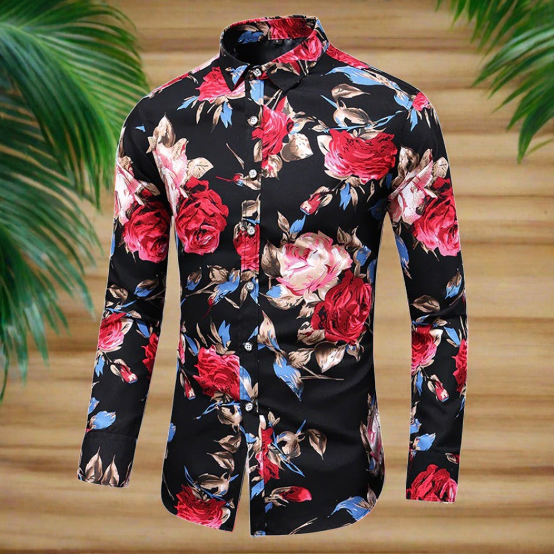 Arthur – La chemise fleurie pour homme