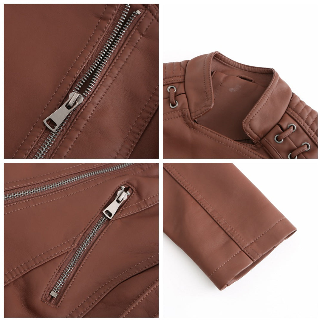 Xénon | Veste en cuir élégante