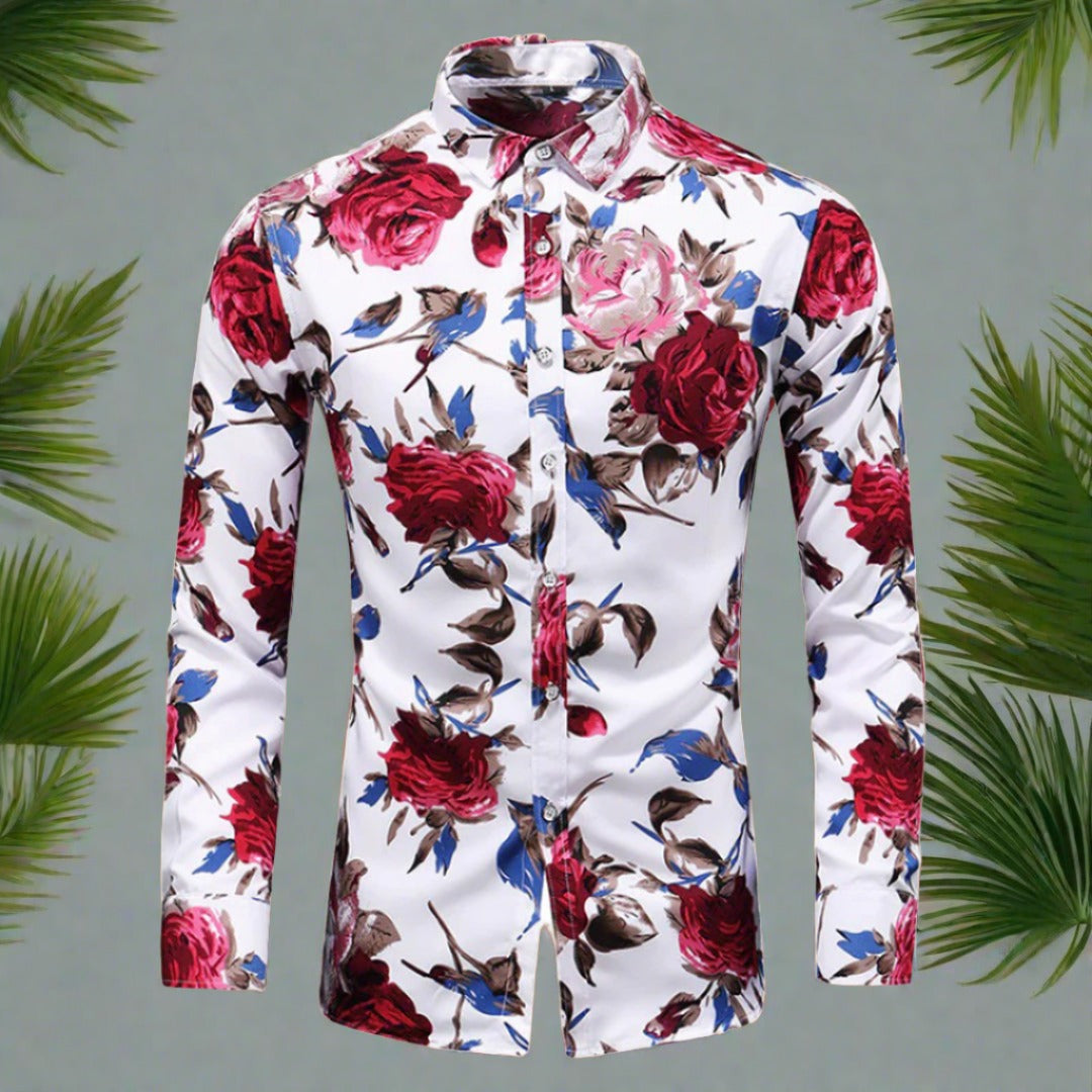 Arthur – La chemise fleurie pour homme