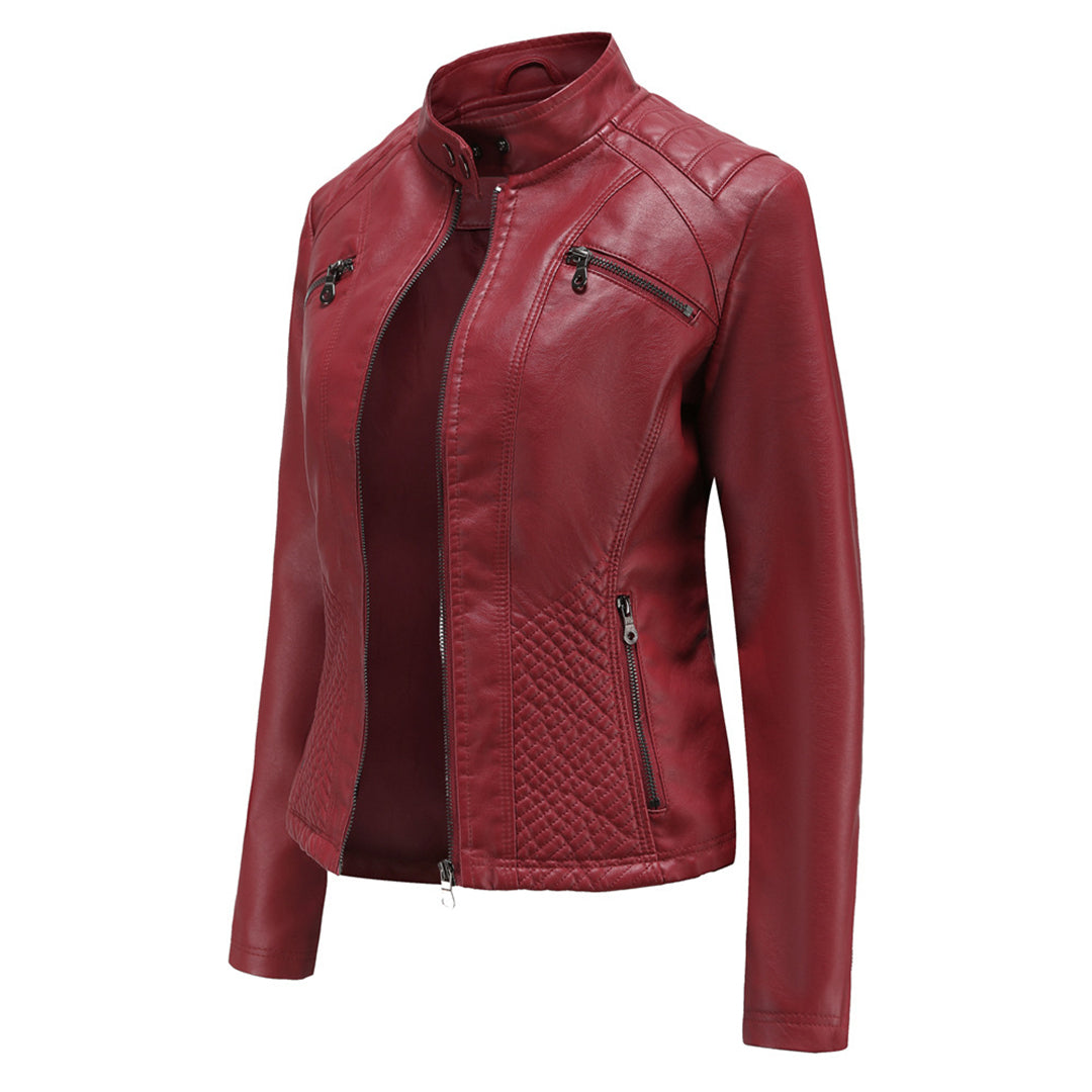 Xandrah | Veste en cuir élégante