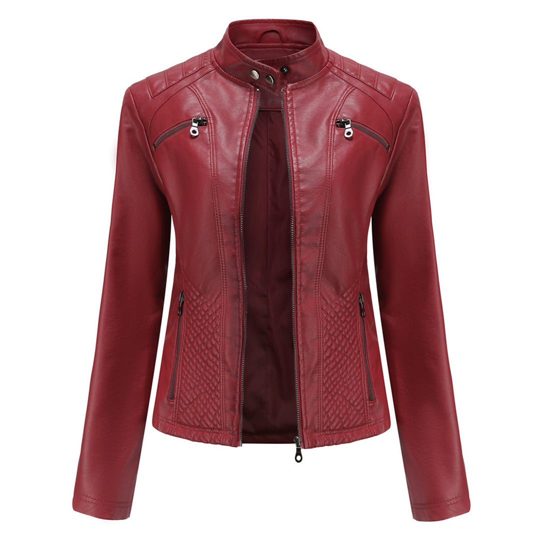 Xandrah | Veste en cuir élégante