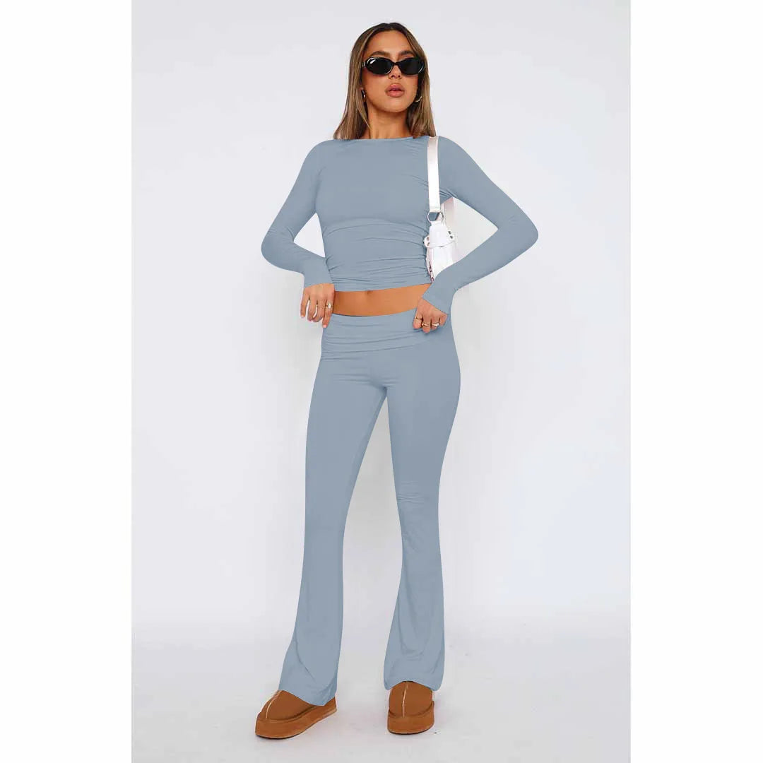 Penelope® I 2-teiliges Damen-Set, einfarbig, modisch, lässiger Trainingsanzug