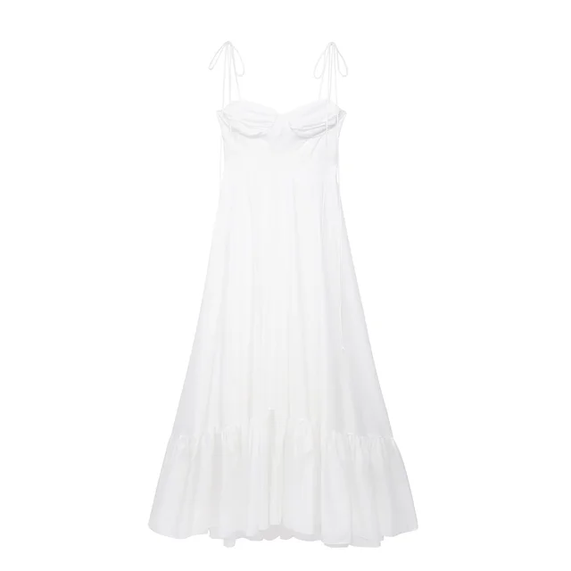 Bellachicha - Schlanke Passform - Lagenlook - Popeline-Schlaufen - Sommer