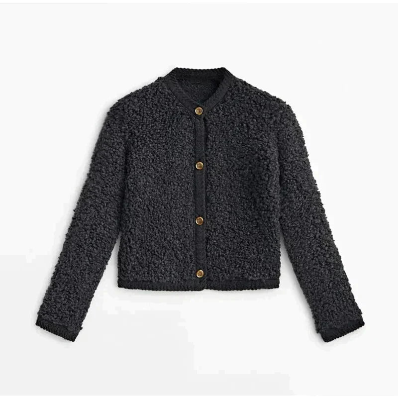 Yuhara | Cardigan en peluche