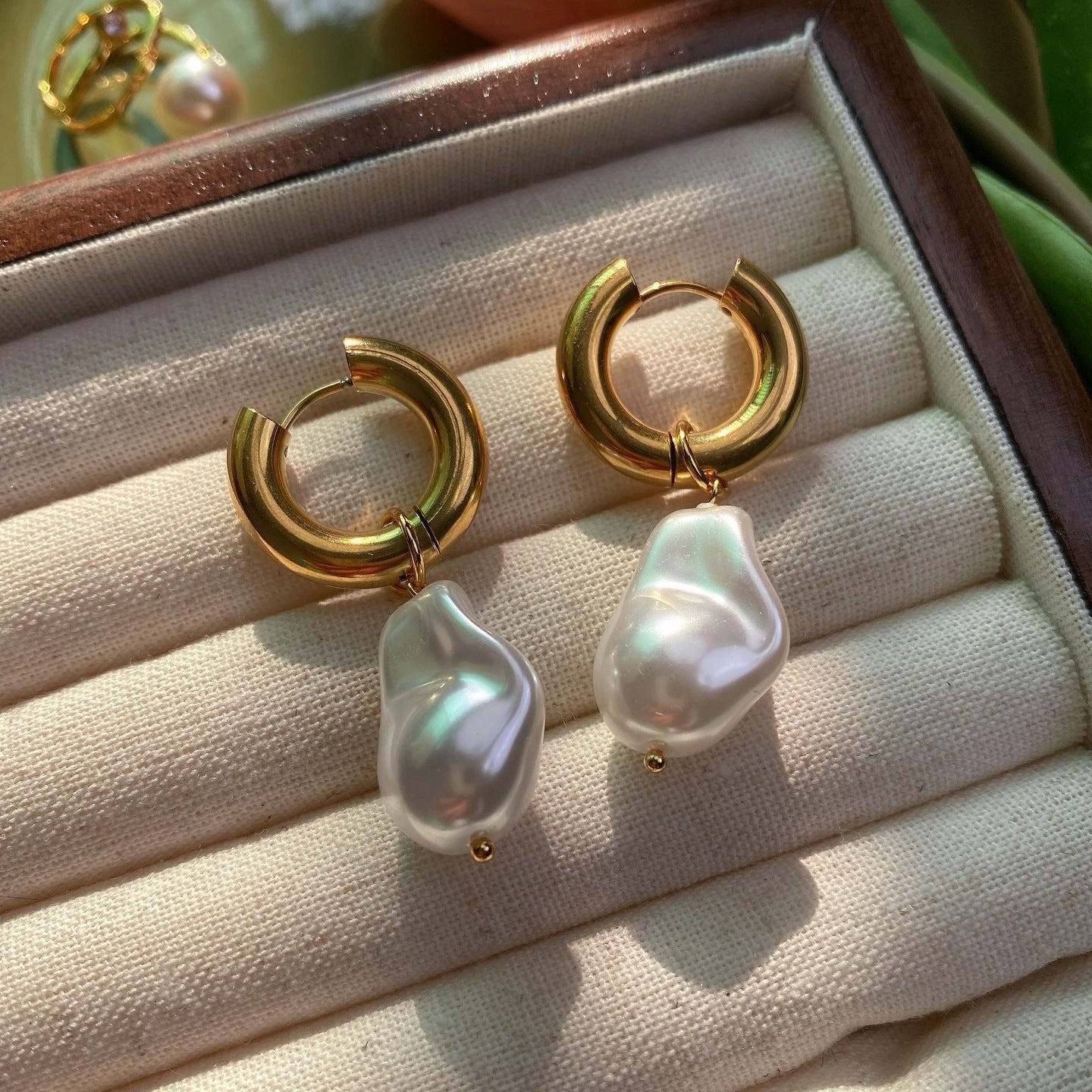 Micara - Boucles d'oreilles baroques