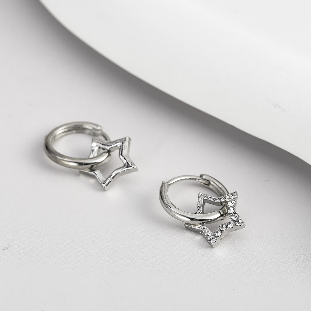 Micara - Créoles étoilées - boucles d'oreilles